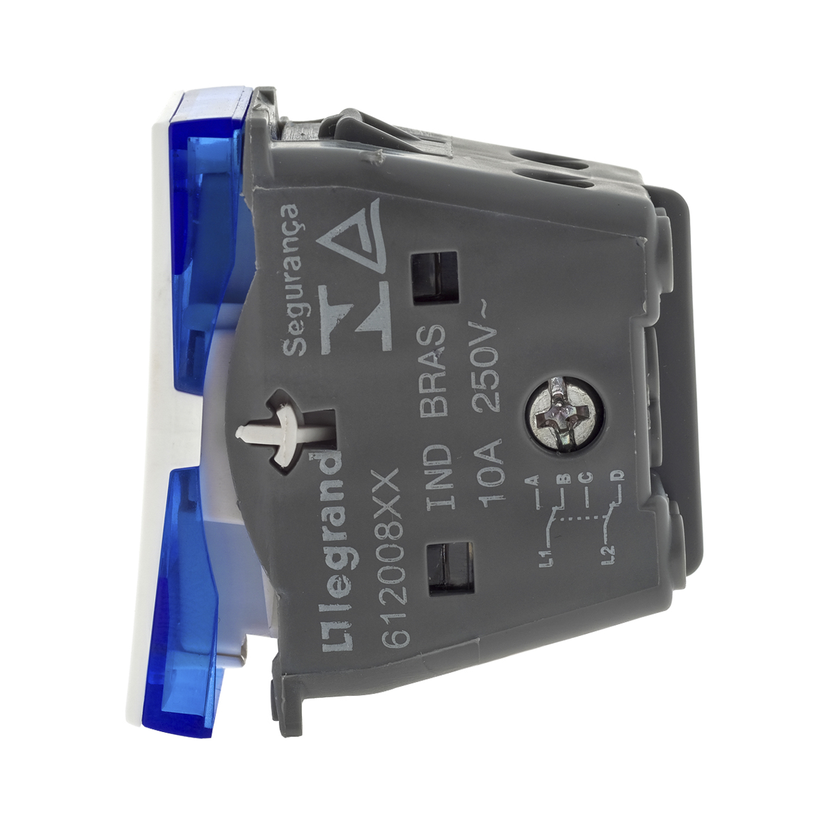 Módulo Interruptor Bipolar Paralelo 10A Branco - Pialplus+