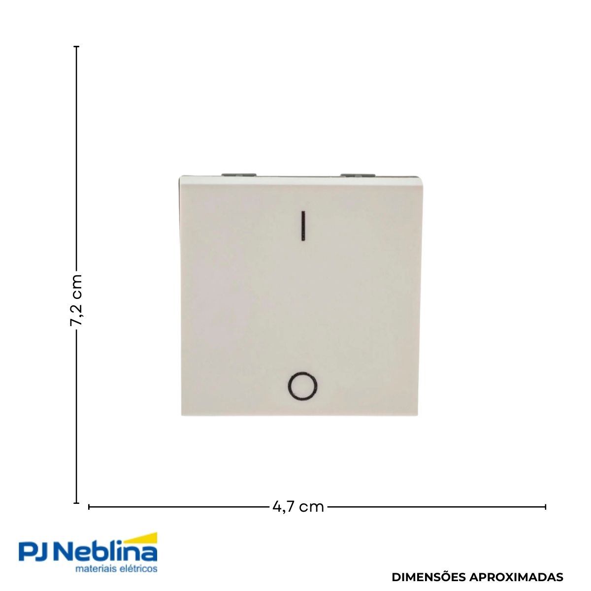 Modulo Interruptor Bipolar Simples 2 Mod 25a 250v Bc Pialplu