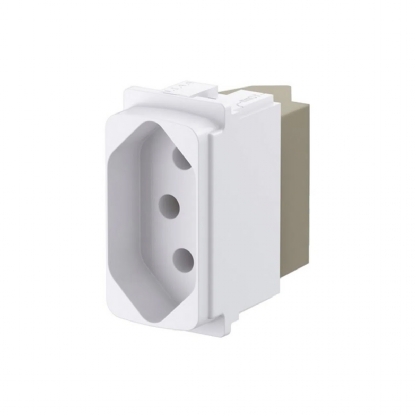 Módulo Tomada 10A Branco - Pialplus+