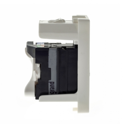 Módulo Tomada Rede RJ45 Cat5E Branco - Pialplus+