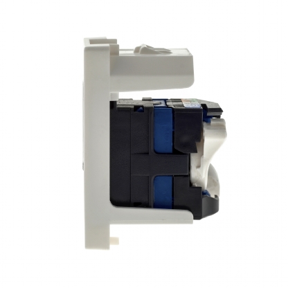 Módulo Tomada Rede RJ45 Cat6 Branco - Pialplus+