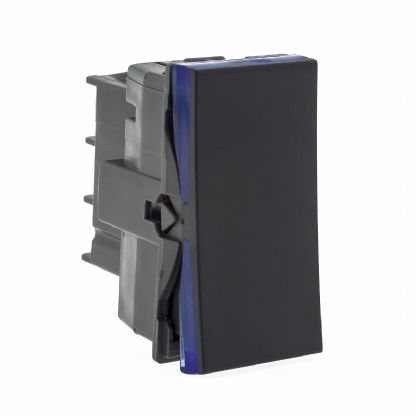 Módulo Interruptor Simples 10A Preto - Pialplus+