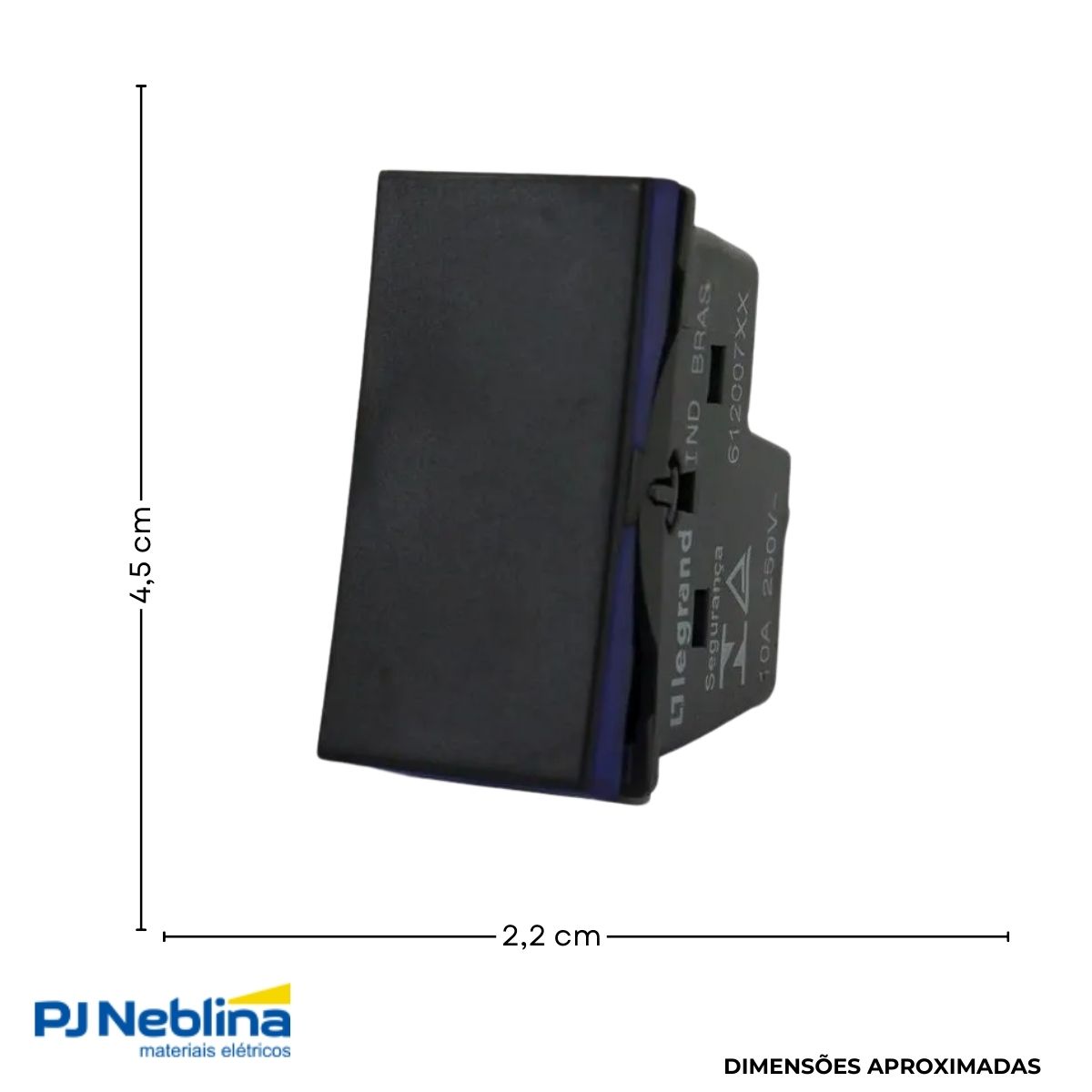 Modulo Interruptor Intermediario 1 Mod 10a 250v Pt Pialplus+