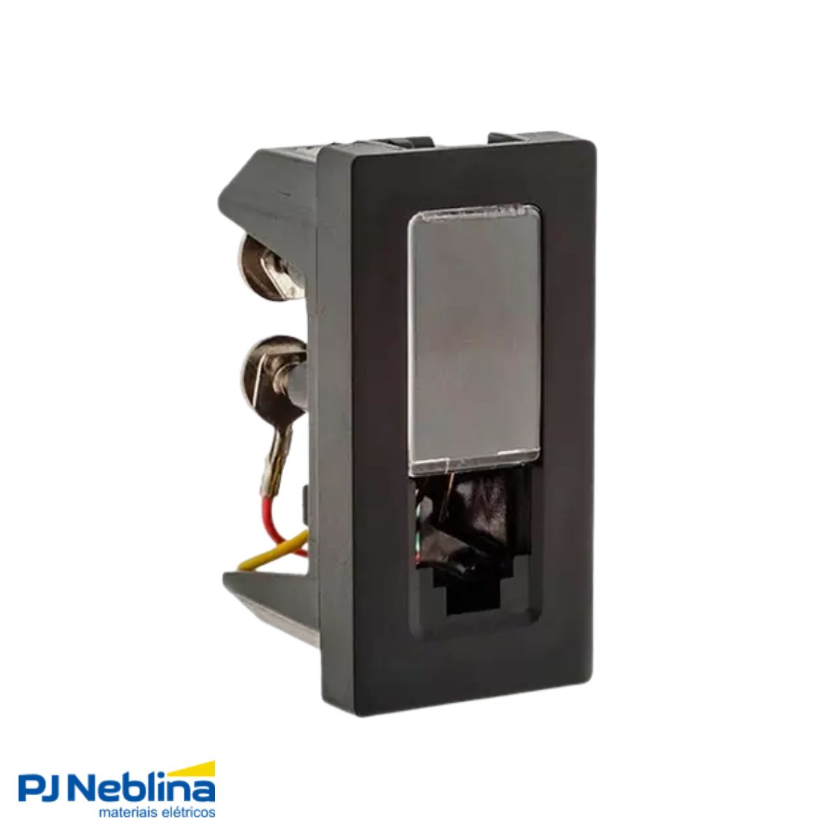 Modulo Tomada Telefone Rj11 (4 Fios) 1 Mod Pt Pialplus+