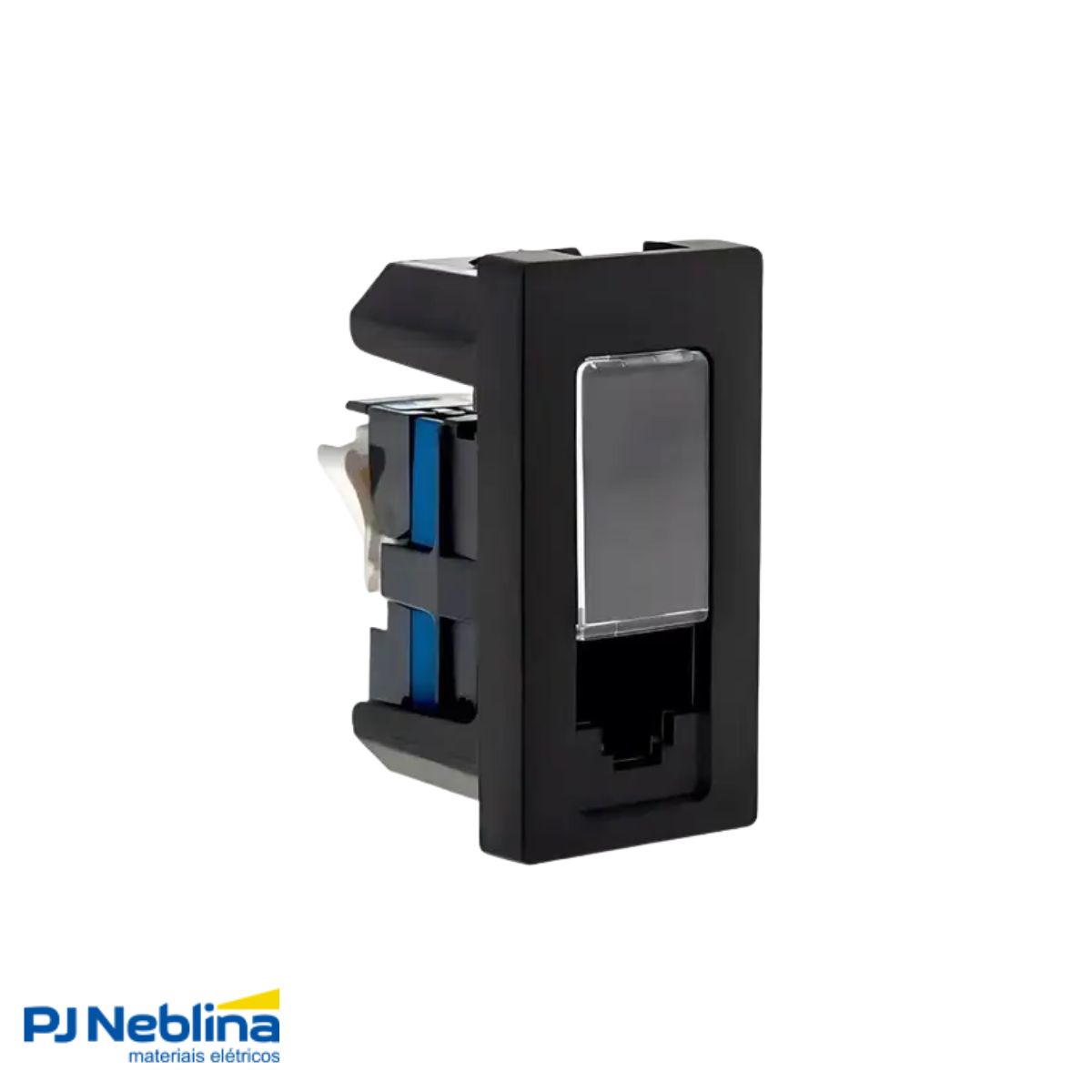 Modulo Tomada Rede Rj45 Cat5e (8 Fios) 1 Mod Pt Pialplus+