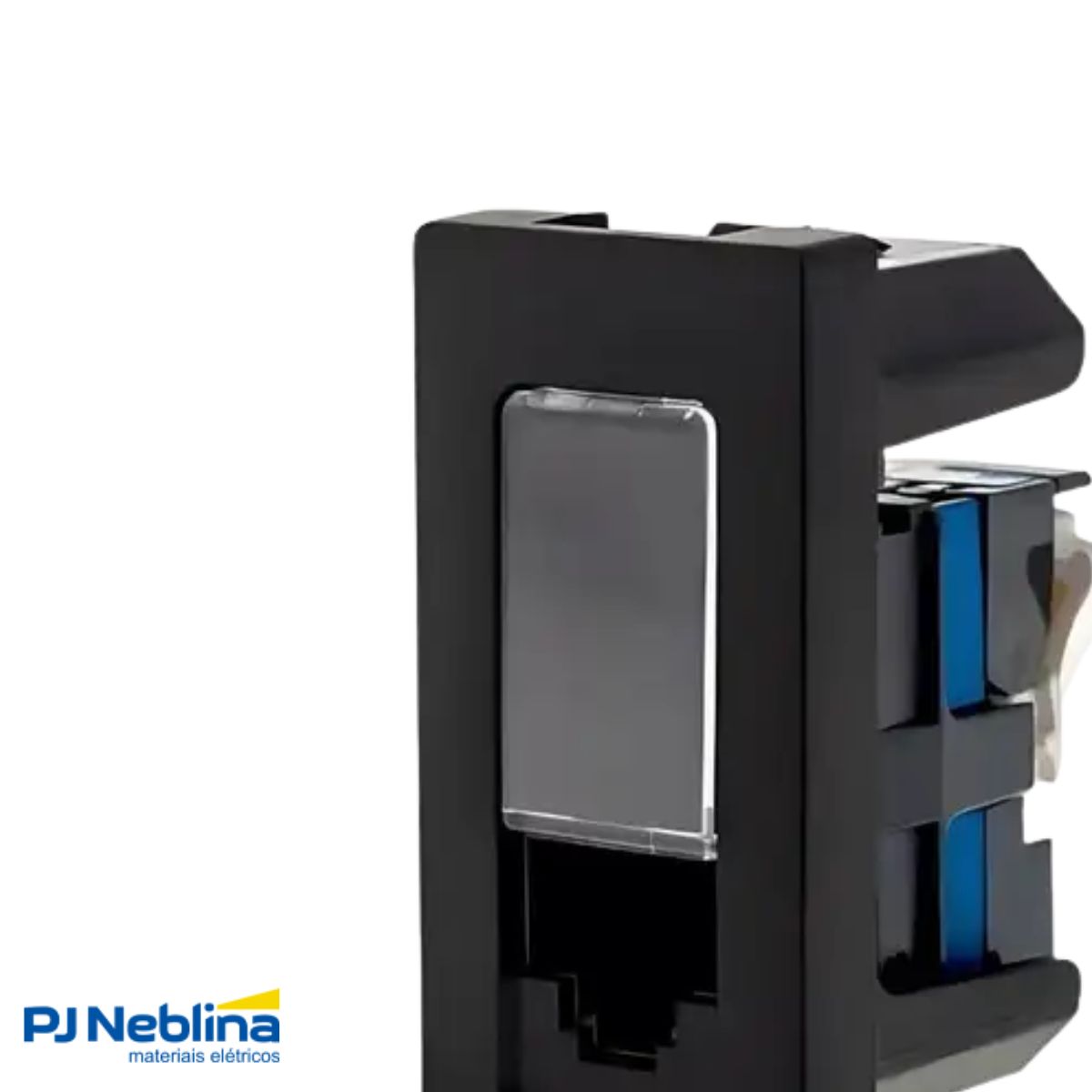 Modulo Tomada Rede Rj45 Cat5e (8 Fios) 1 Mod Pt Pialplus+