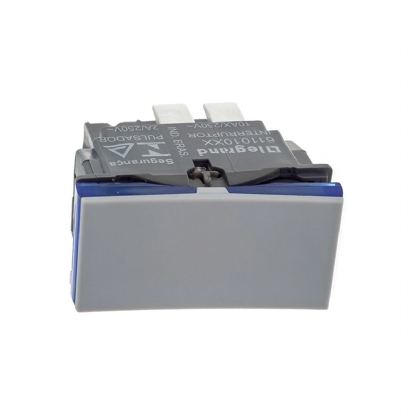 Módulo Interruptor Simples 10A Cinza - Pialplus+