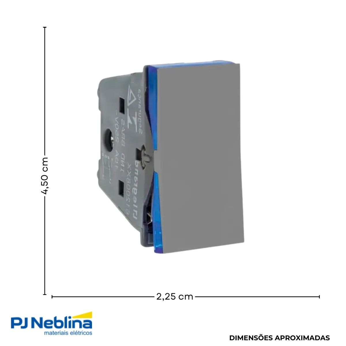 Modulo Interruptor Bipolar Paralelo 1 Mod 10a 250v Cz Pialpl