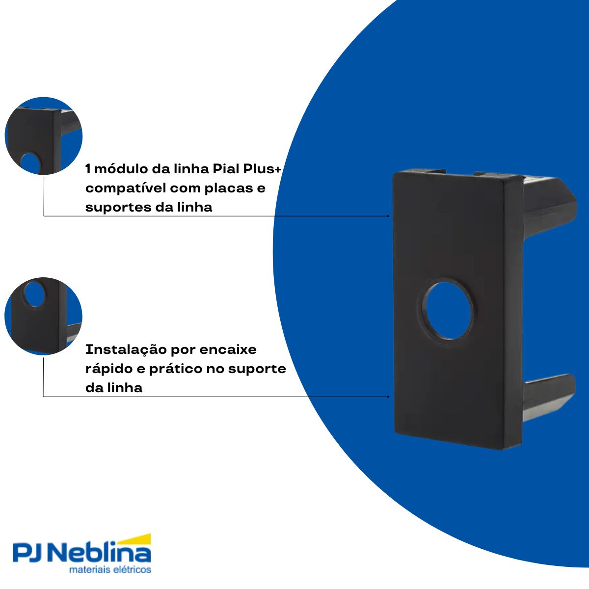 Modulo Saída De Fio 1 Modulo Pt Pialplus+ - Pial