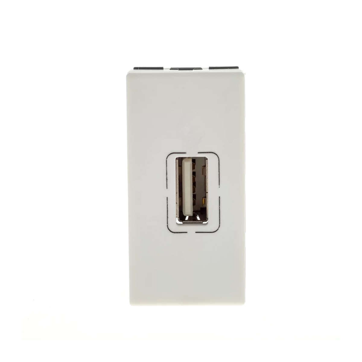 Módulo Tomada Dados 1 Entrada Usb 1 Módulo Branco Pialplus+ 615091bc - Pial