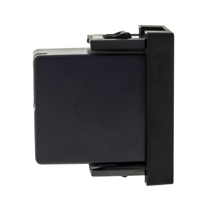 Módulo Tomada Usb Carregador Bivolt 1,1A Preto - Pialplus+