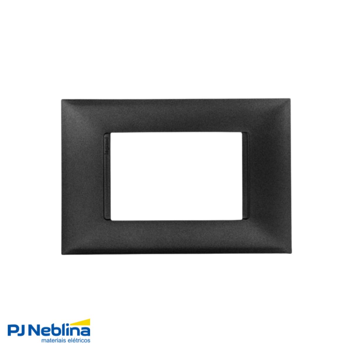 Placa Acabamento 4x2 3 Postos Pt Onix Pialplus+