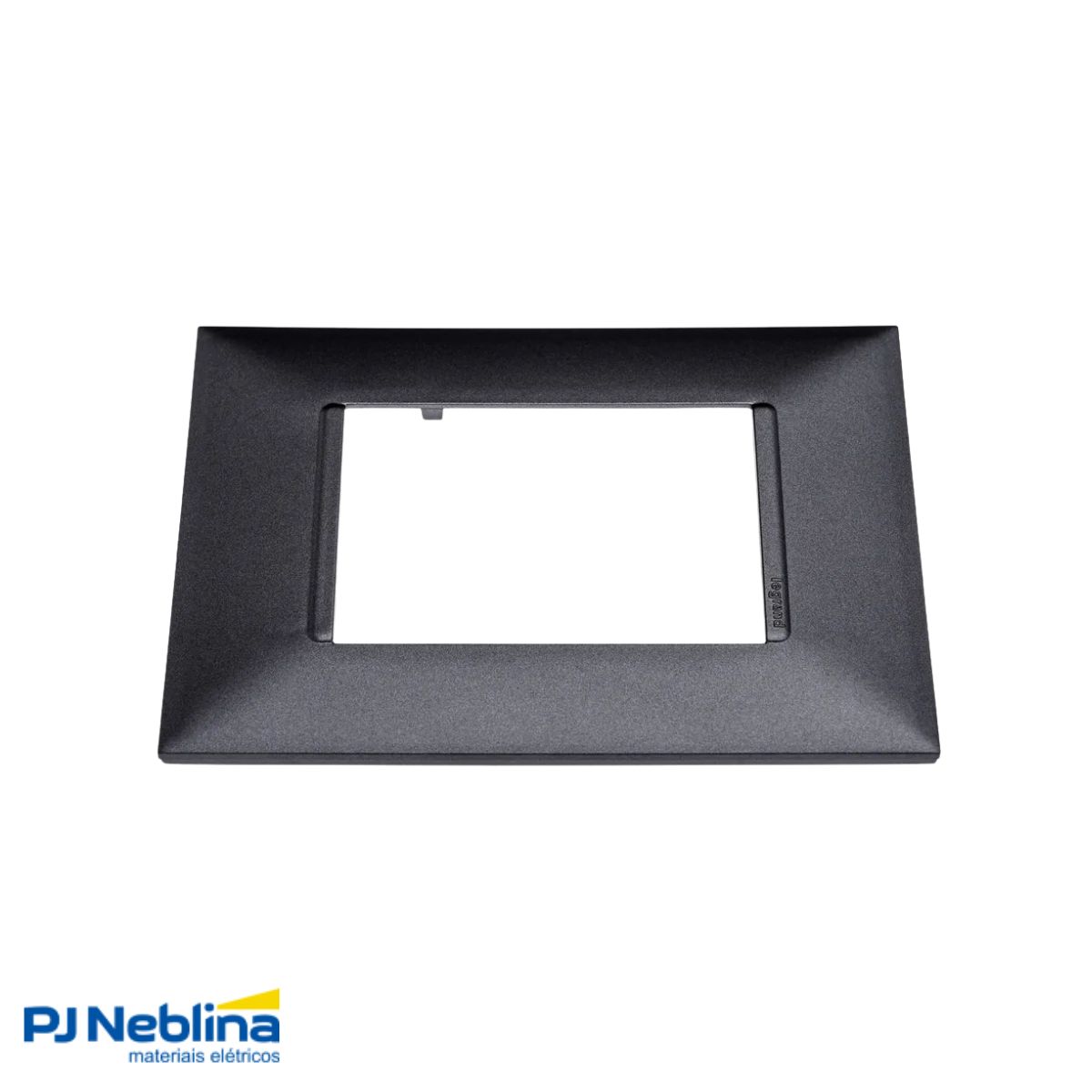 Placa Acabamento 4x2 3 Postos Pt Onix Pialplus+