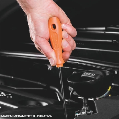 Chave Fenda Simples 1/4X8 Polegadas 6X200mm - Tramontina