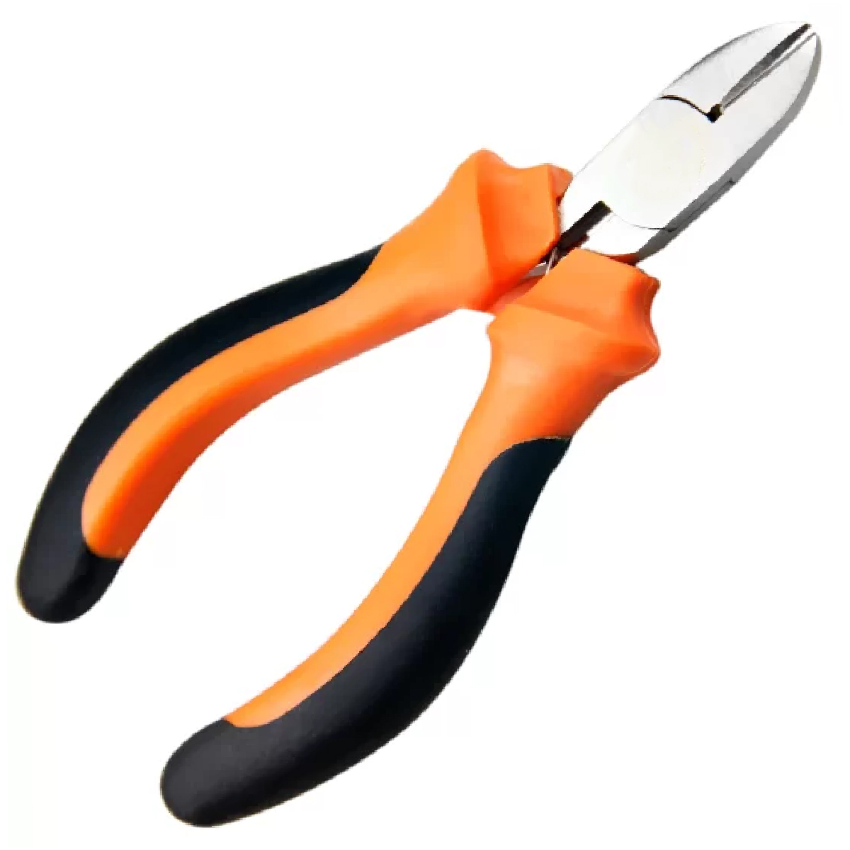 Alicate Corte Diagonal Eletrônica 4 Polegadas Preto/Laranja Aço Cromo Vanadium - Tramontina