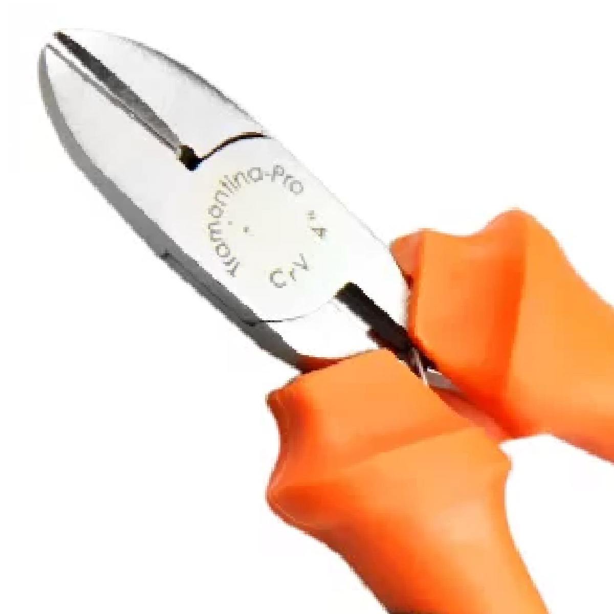 Alicate Corte Diagonal Eletrônica 4 Polegadas Preto/Laranja Aço Cromo Vanadium - Tramontina