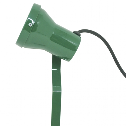 Luminária Espeto Jardim Redondo Verde Para Lâmpada Mr16 Gu10 Difusor Vidro Transparente - Fm Lustre