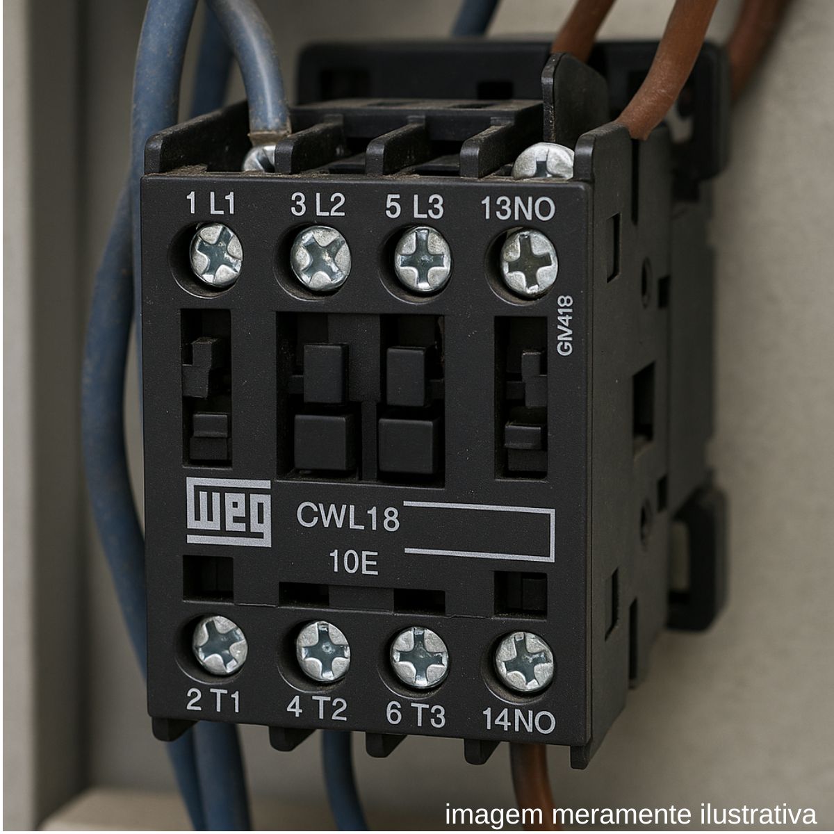 Contator Potencia Tripolar 18A 220V 1Na 50/60Hz - Weg