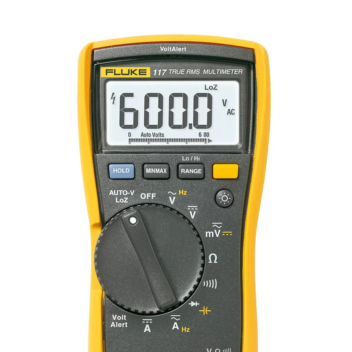 Multímetro Digital Portátil 600Vac/Dc CAT III Fluke-117 - Fluke