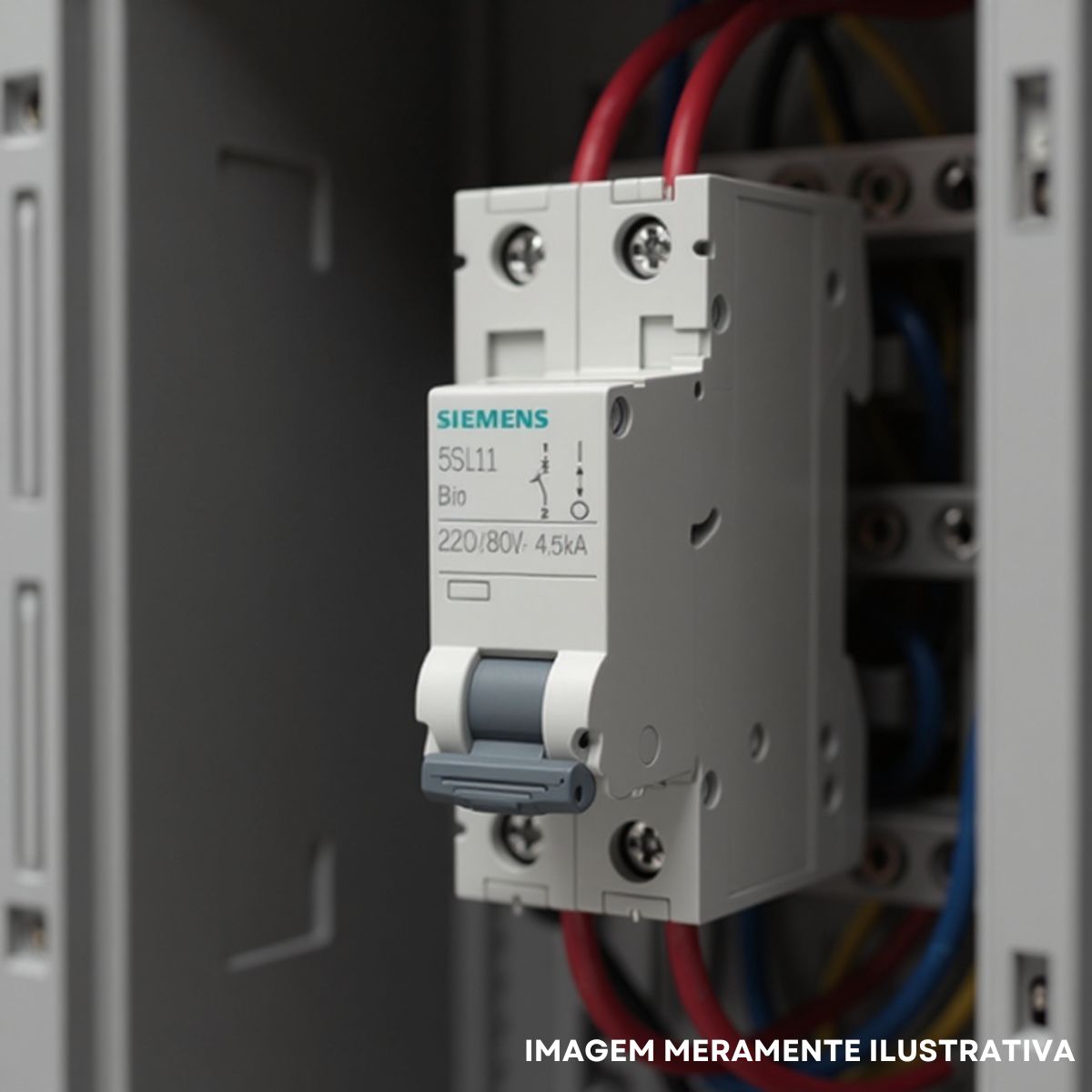 Disjuntor Mini Din Unipolar 20A Curva B 4,5Ka 220/380V - Siemens