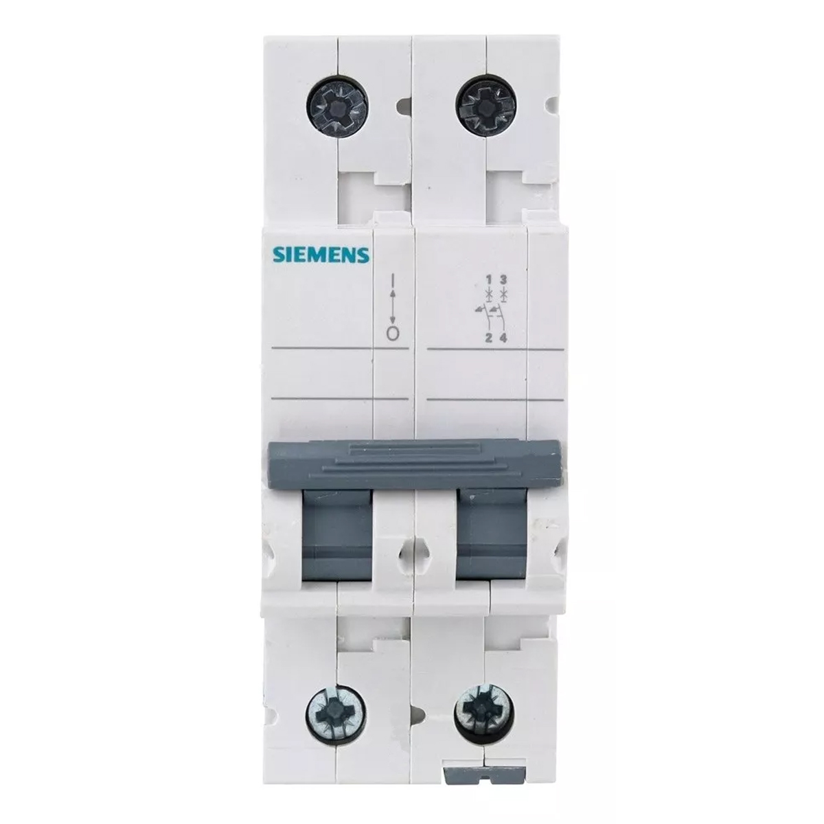 Disjuntor Mini Din Bipolar 16A Curva B 4,5Ka 220/380V 5SL12166MB Siemens