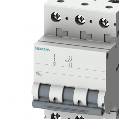 Disjuntor Mini Din Tripolar 20A Curva C 4,5Ka 220/380V 5SL13207MB - Siemens