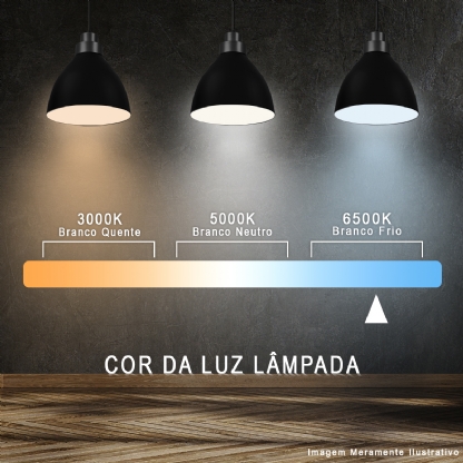 Lâmpada Led Bulbo Alta Potência T230 75W Bivolt E27 6500K Luz Branca Com Driver - Avant