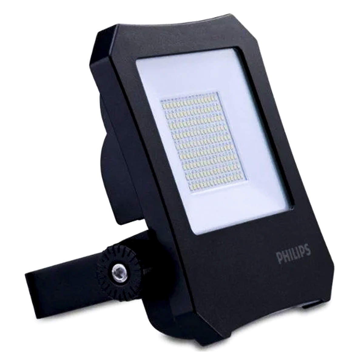 Luminária Refletor Led Retangular Embutir Preto 100W Bivolt 6500K Luz Branca 10000Lm 50/60Hz Philips