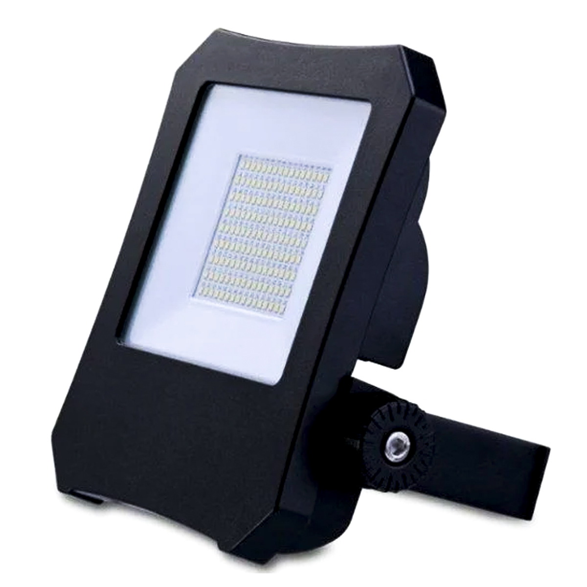 Luminária Refletor Led Retangular Embutir Preto 100W Bivolt 6500K Luz Branca 10000Lm 50/60Hz Philips