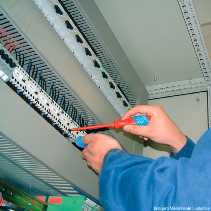 Chave Fenda Simples Isolada 1000V Vde 3/16X5 Polegadas 5,5X125mm - Gedore