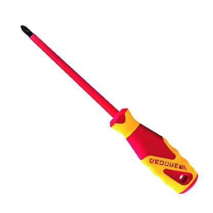 Chave Fenda Ponta Cruzada Philips Isolada 1000V Vde Ph1 3/16X3 Polegadas 5X80mm - Gedore