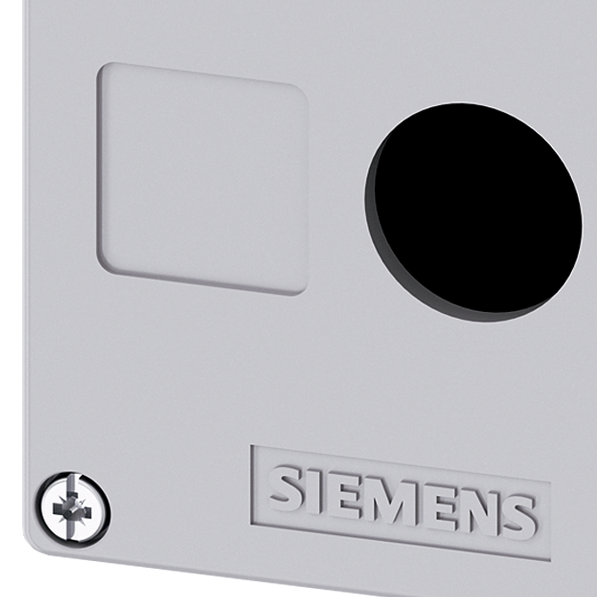 Botoeira Comando Vazia 1 Furo 22Mm Plástico Cinza IP66/IP67/IP69/IP69K 3SU18010AA000AB1 Siemens