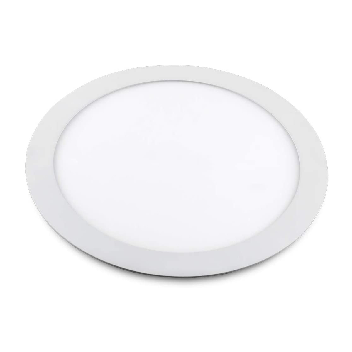 Luminária Plafon Led Embutir Redondo Branco 12W Bivolt 15000H Ip20 4000K Luz Do Dia 720Lm 170x20Mm Superled - Ourolux