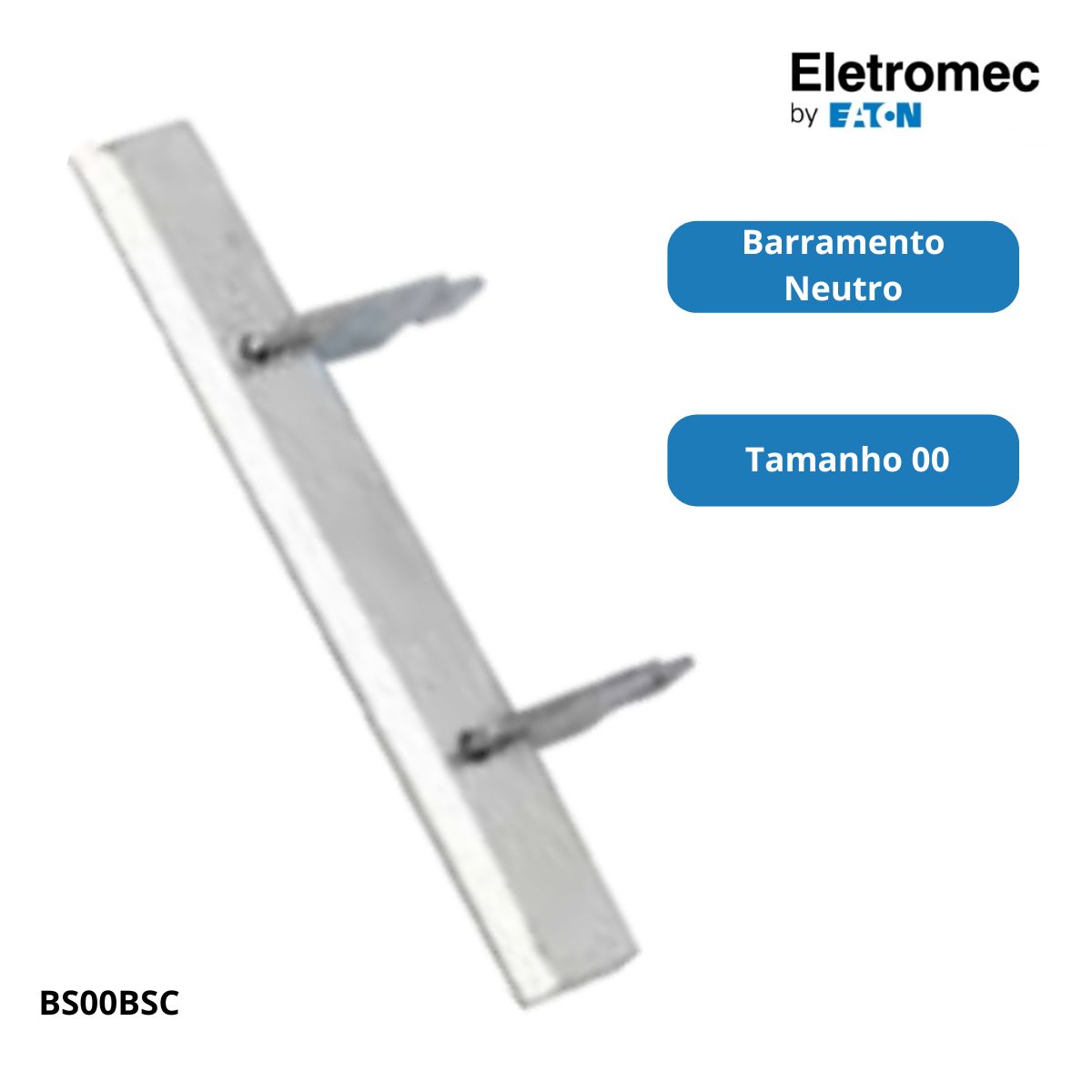 Barramento Neutro Tamanho 00 BS00BSC - Eletromec