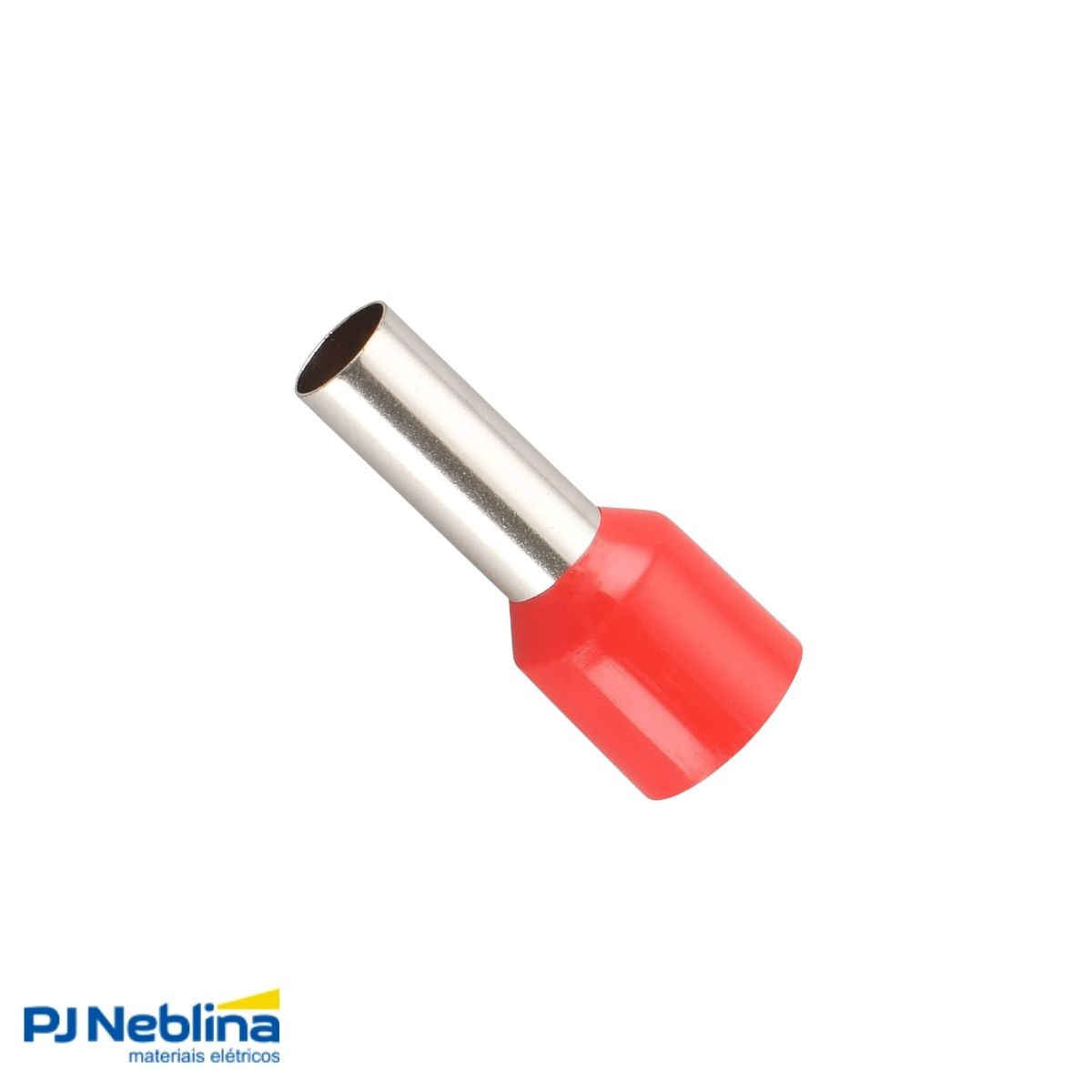 Terminal Tubular (Ilhos) 10Mm (7Awg) Pré-Isolado Vermelho - Intelli
