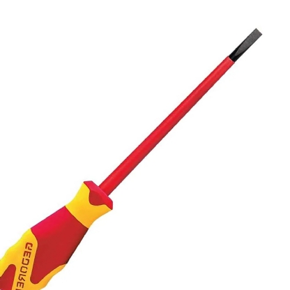 Chave Fenda Simples Isolada 1000V Vde 1/4X6 Polegadas 6,5X150mm - Gedore