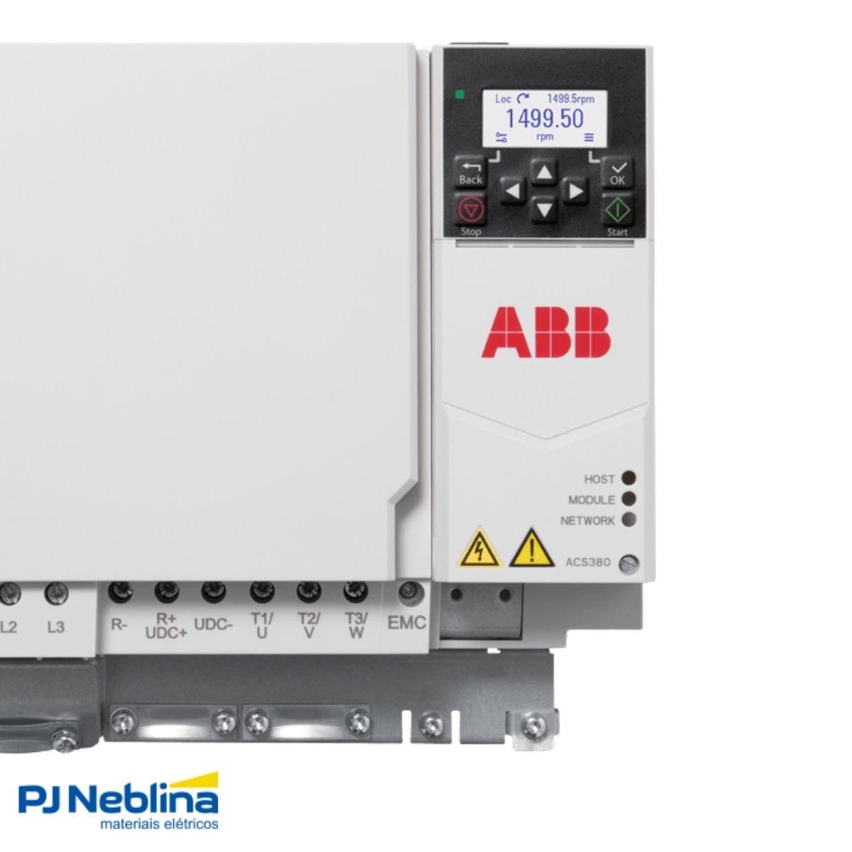 Inversor Frequência Trifásico 380-480V 50/60Hz 38A 18,5Kw - Abb