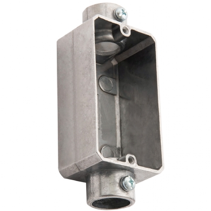 Condulete Alumínio Fixo Tipo C 1/2 Polegadas Sem Rosca Sem Pintura Sem Tampa Sem Vedação - Wetzel