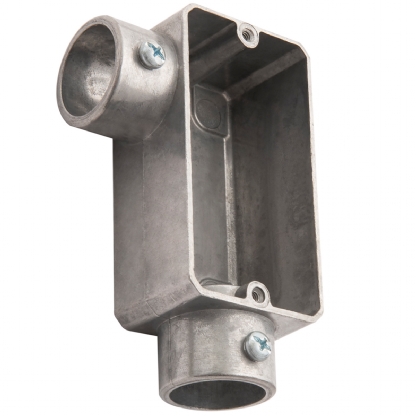 Condulete Alumínio Fixo Tipo Lr 3/4 Sem Rosca Sem Pintura Sem Tampa Sem Vedação - Wetzel