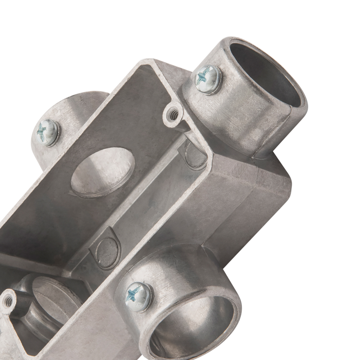 Condulete Alumínio Fixo Tipo X 1 Polegada Sem Rosca Sem Pintura Sem Tampa Sem Vedação - Wetzel