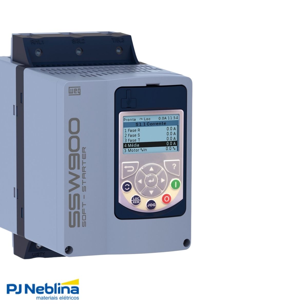 Chave Partida Softstarter Trifásico 61A 220-575V 45Kw Ip20 - Weg