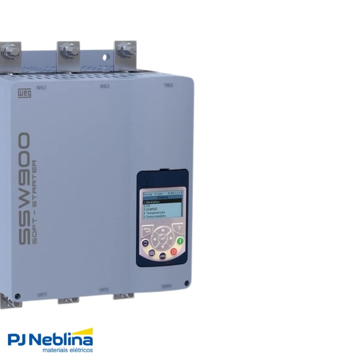 Chave Partida Softstarter Trifásico 365A 220-575V 300Kw Ip00 - Weg