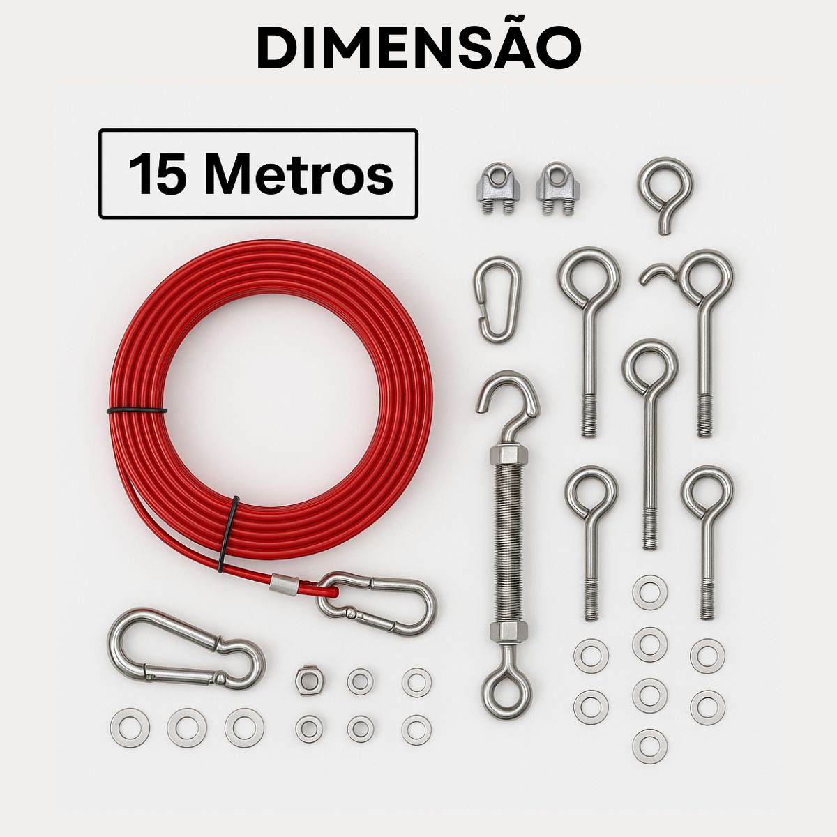 Conjunto Cabo Aço Acec-K15G - Weg