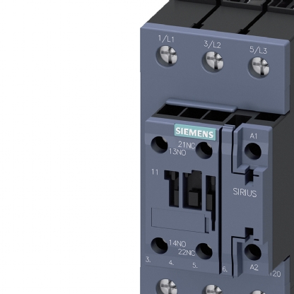 Contator Potência Tripolar 50A 220V 1Na+1Nf 50/60Hz 3RT20361AN20 - Siemens