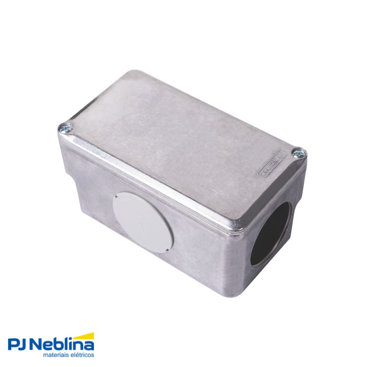 Condulete Alumínio Múltiplo Tipo X 1.1/2 S/Pintura C/Tampa C/3 Tampões S/Vedação - Tramontina