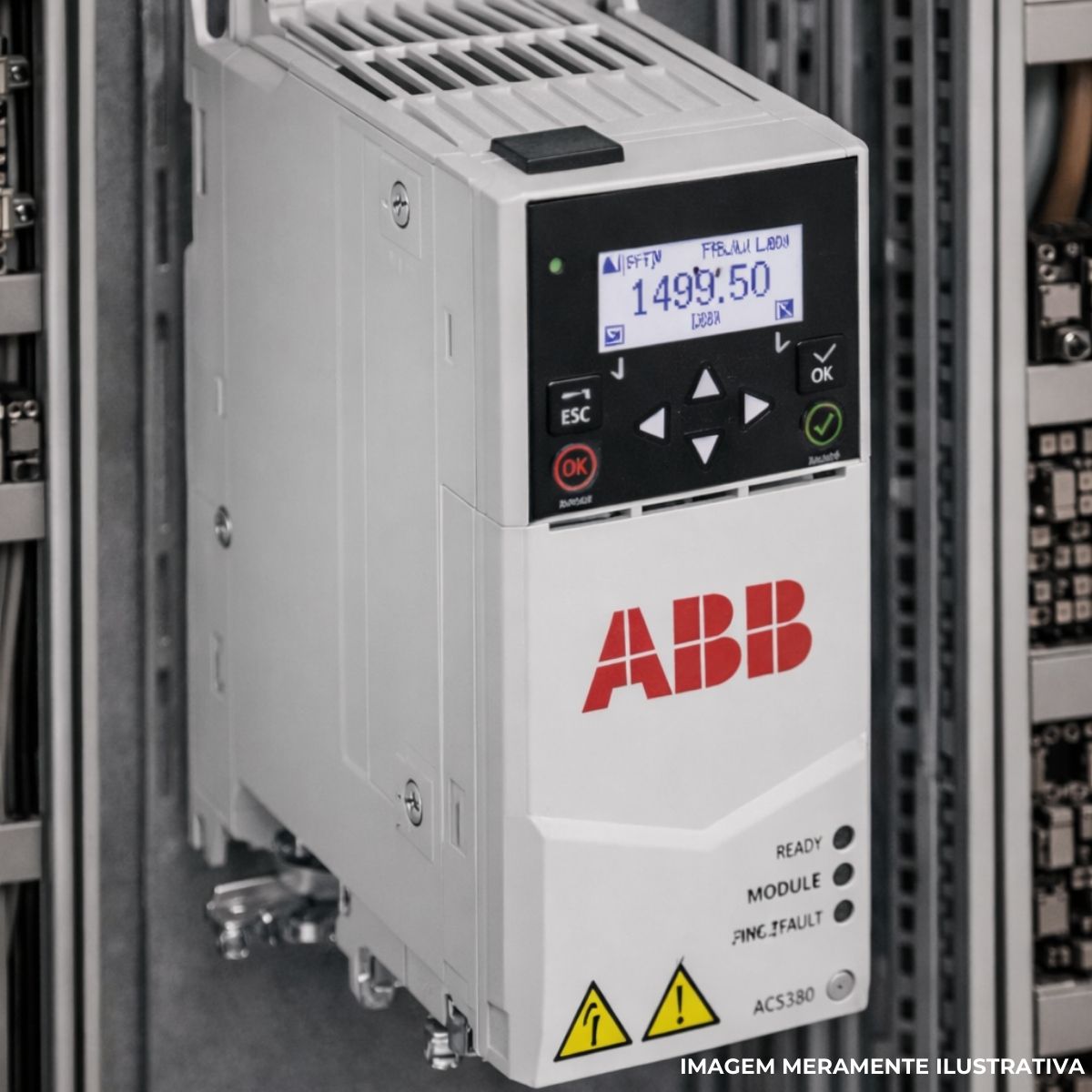 Inversor Frequência Trifásico 380-480V 50/60Hz 1,2A 0,37Kw - Abb