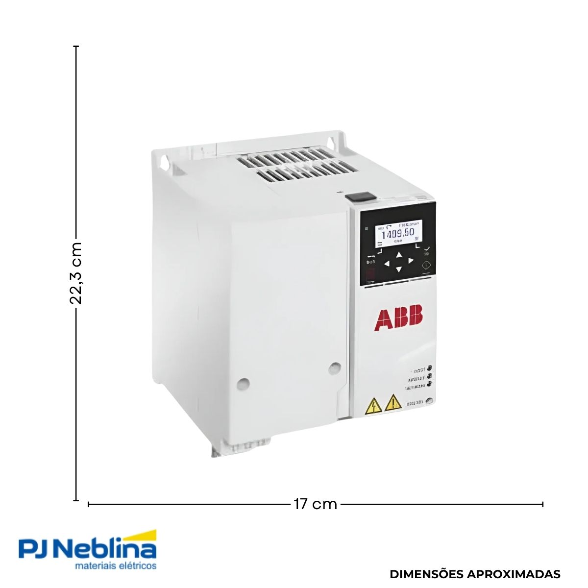 Inversor Frequência Trifásico 380-480V 50/60Hz 17A 7,5Kw - Abb