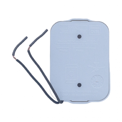 Controle Para Ventilador Sobrepor Branco - Qualitronix