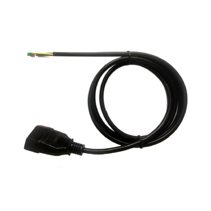 Cabo Força Rabicho Pp 3X1,00mm2 Preto 1,50 Mts Fêmea 10A 180G - Digicabo