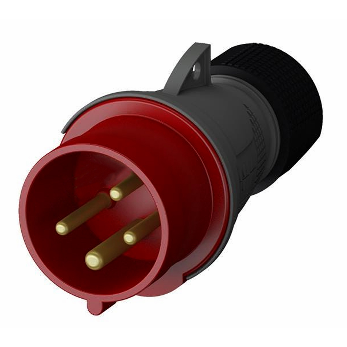 Plug Macho Plástico 3P+T 16A 380/415V Vermelho 6H Ip44 316BP6 - ABB